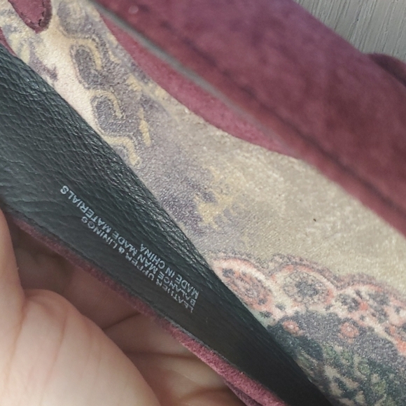 Born Women Comfort Suede Ballet Flats shoes sz 9.5 - Picture 9 of 11